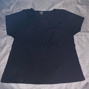 Torrid Ribbed Surplice Tee Size 4